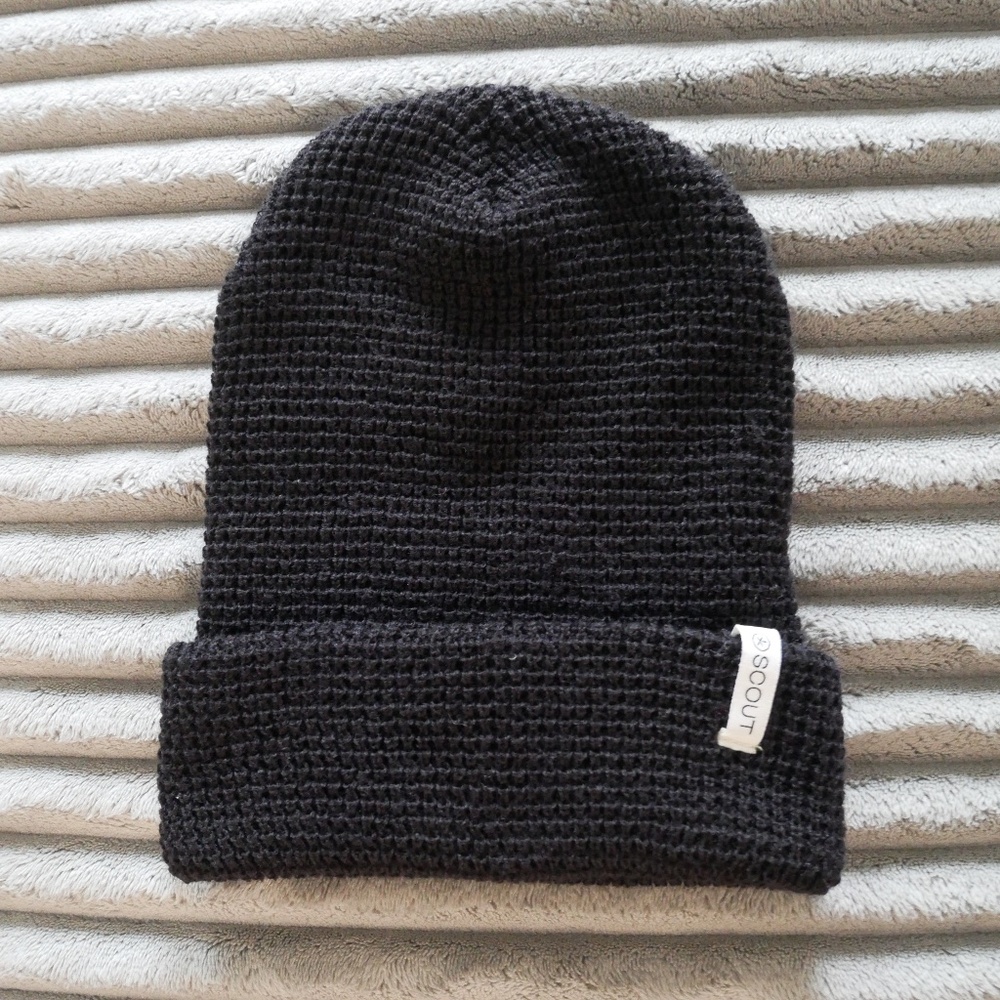 Scout Mens Light Waffle Beanie~